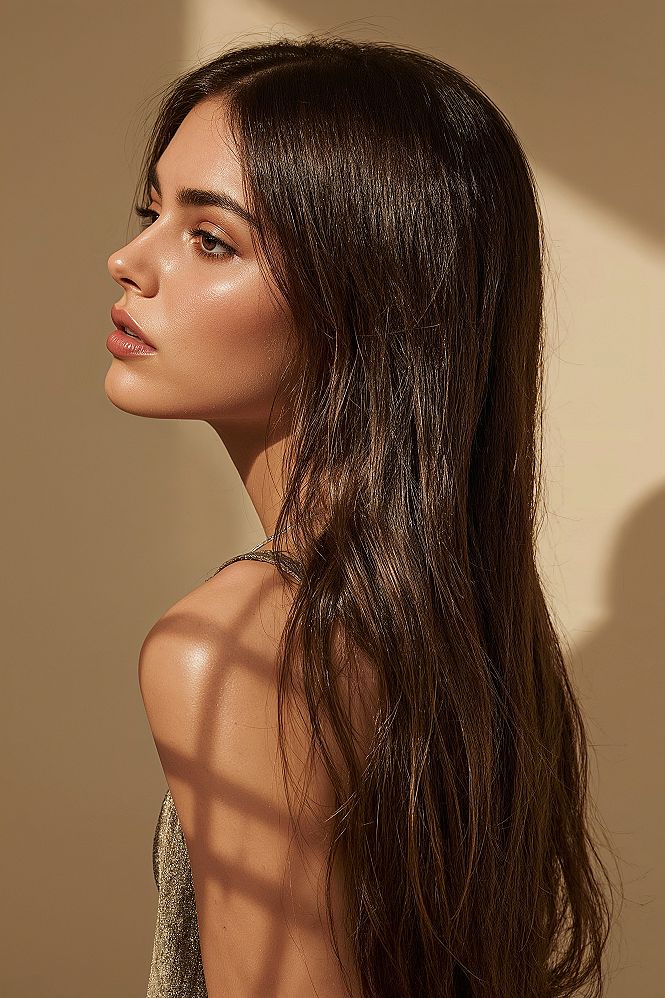 Face-Framing Highlights on Medium Haircuts for Oval Faces