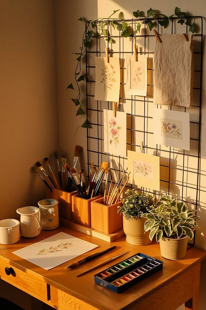 Ultimate Art Studio Apartment Ideas and Dreamy Desk Setup