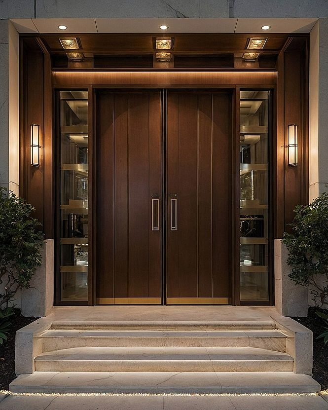 Choosing Double Wooden Doors With Side Sidelights
