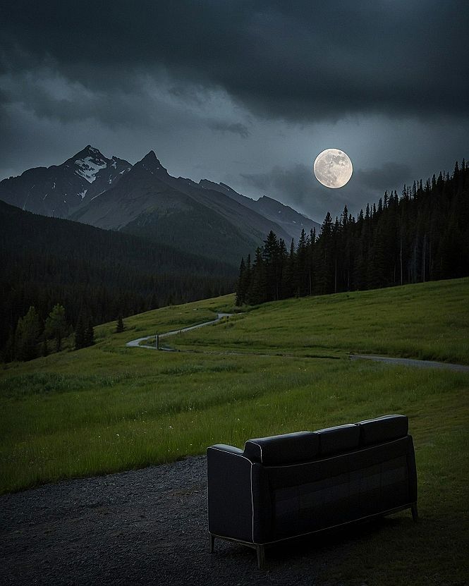 Choosing Moody Moonlit Forest Wallpaper for Bedrooms