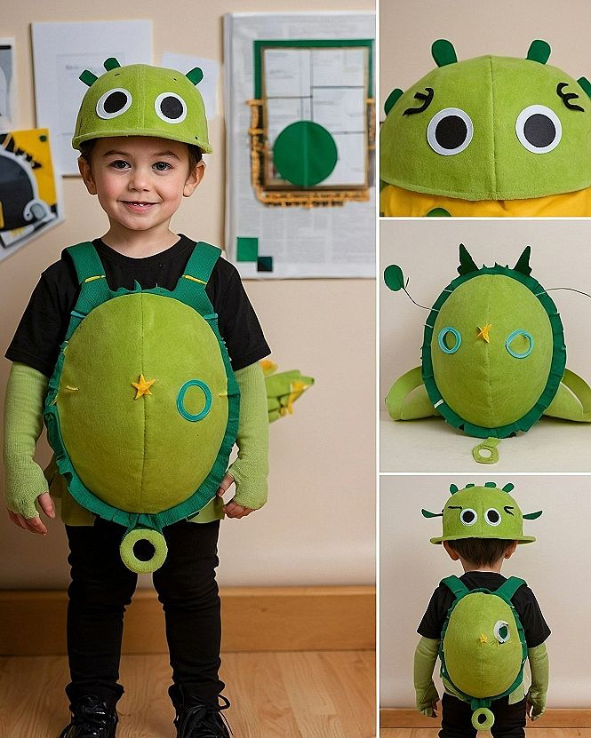 How to Build a Friendly Green Alien Book Character Costume