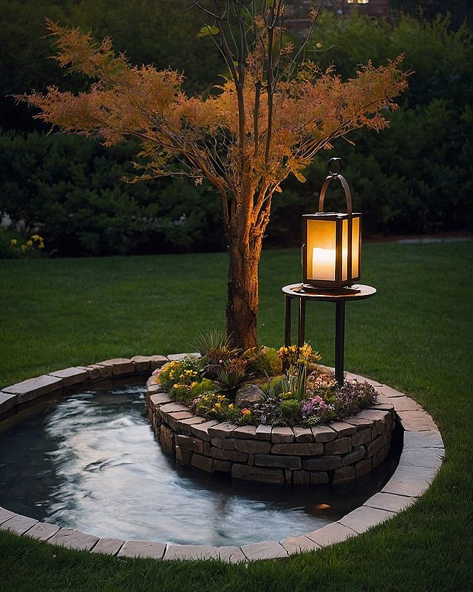 Choosing Stone Types for Circular Island Garden Beds