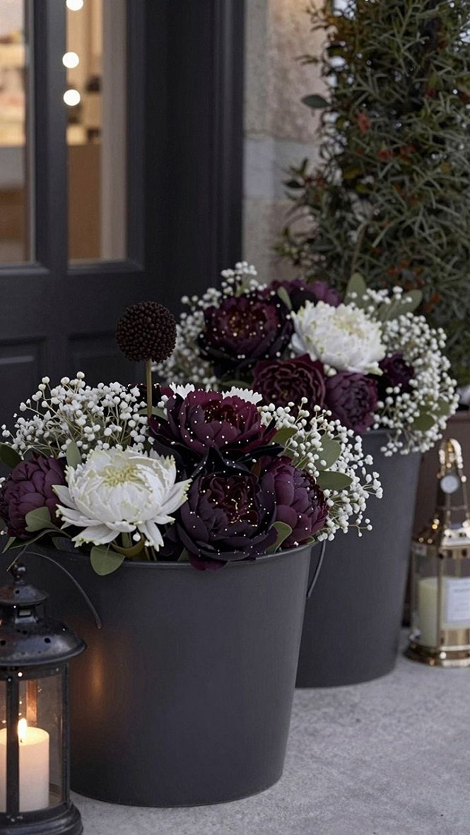 Choosing Moody Floral Arrangements For Your Front Porch