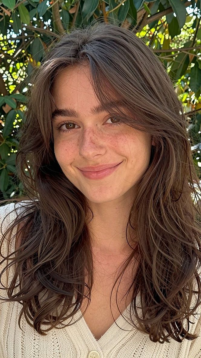Choosing The Right Length For Ghost Bangs And Medium Layers