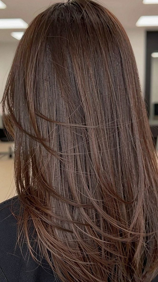 Choosing Chestnut Brown Hair With Fine Dimensional Highlights