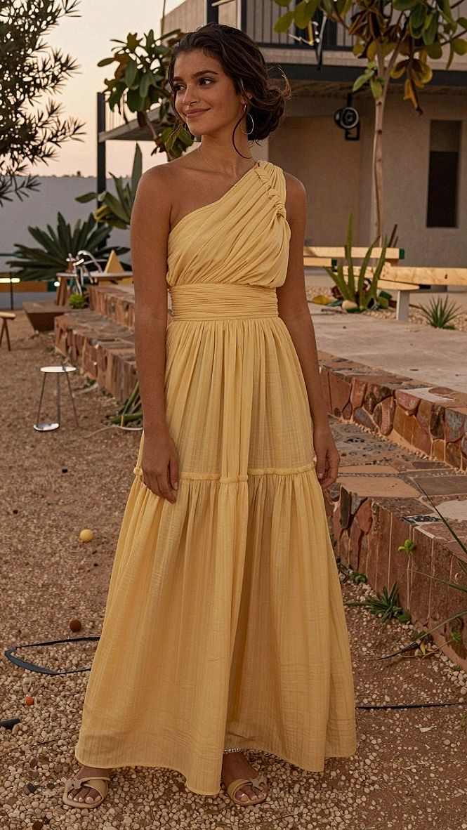 Selecting a One-Shoulder Midi Dress for Cocktail Hours