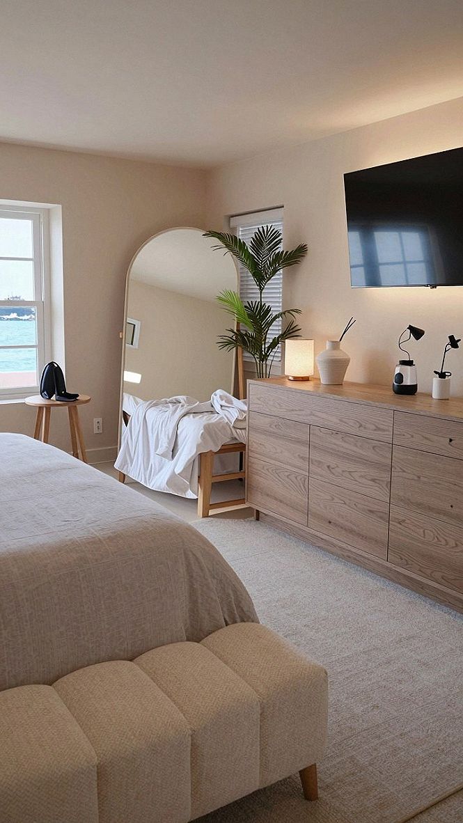 Choosing the Right Full Length Mirror for Coastal Bedrooms