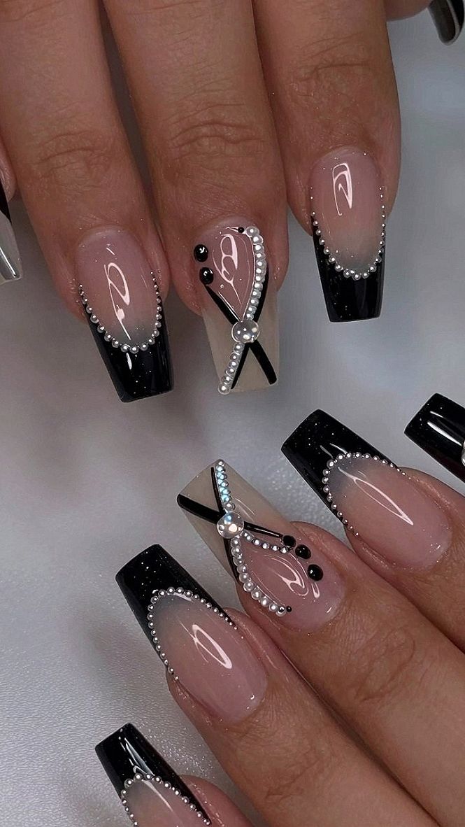 Pairing Hot Pink Nails With Bold Contrast Details