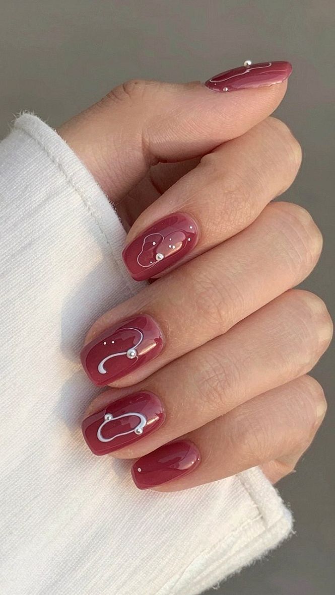 Styling Deep Berry Pink Polish on Fingers and Toes