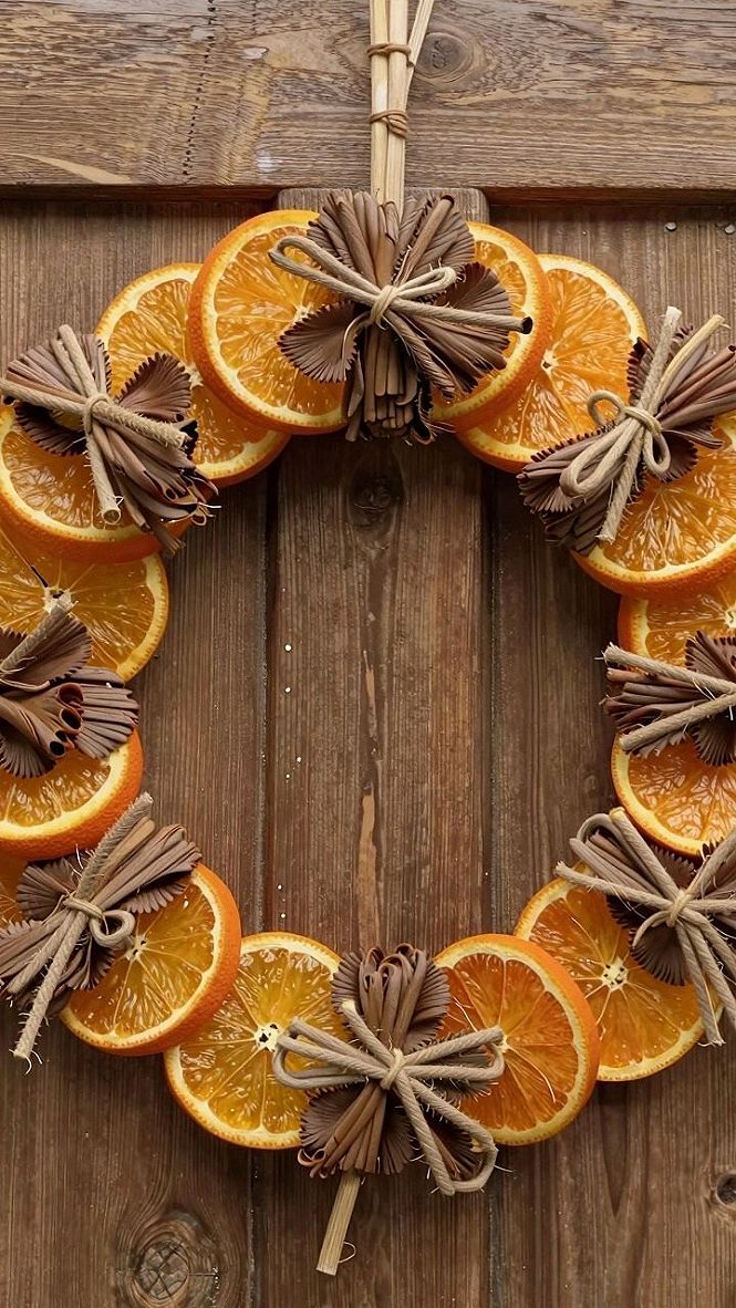 Choosing the Right Materials for a Dried Orange Wreath