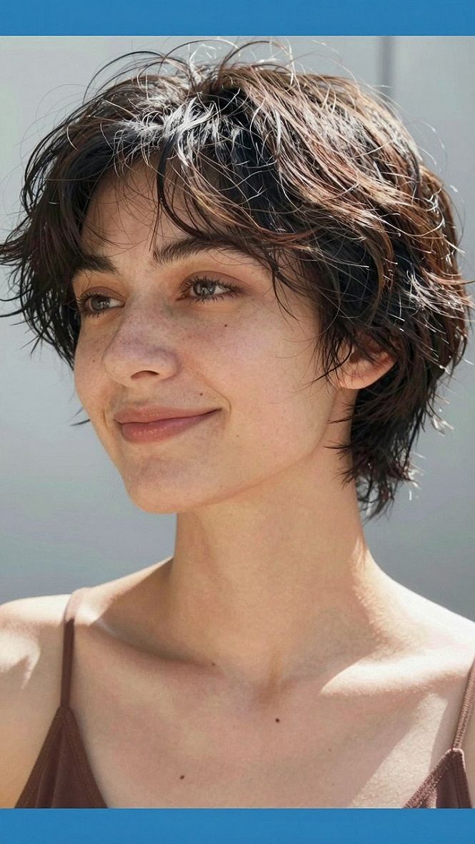 Choosing a Messy Shag Pixie Cut for Natural Waves