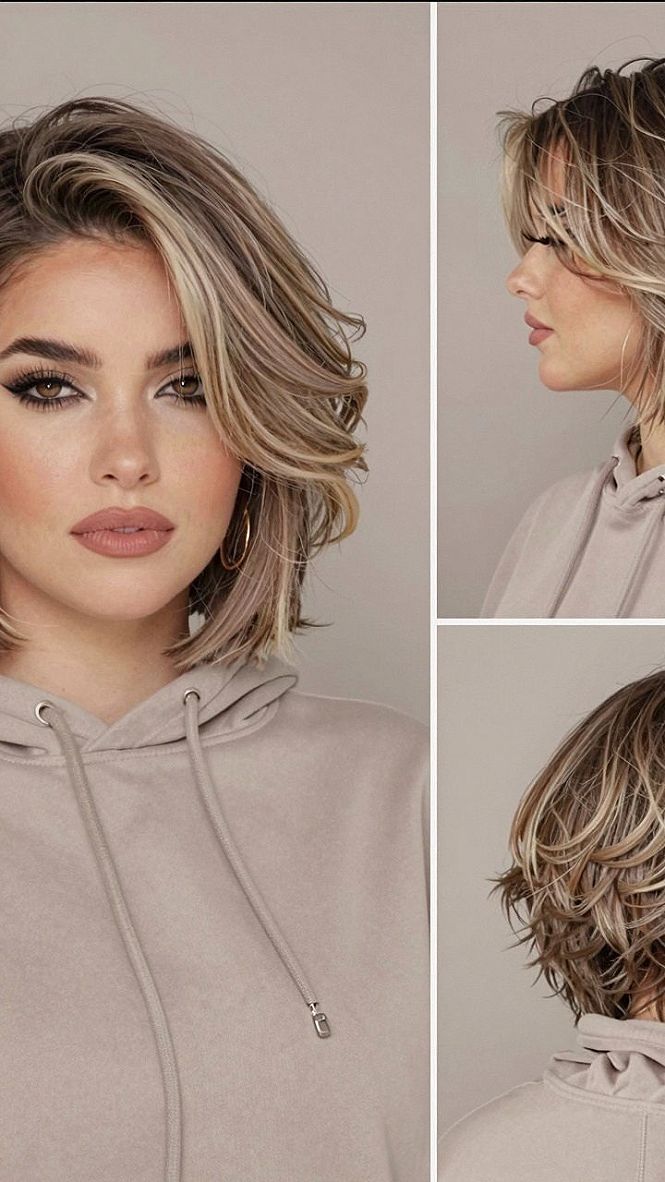 Choosing the Best Side Part for Wavy Short Hair