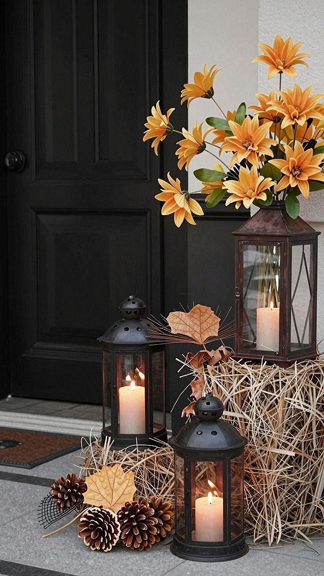 Choosing Lanterns and Candles for Moody Table Centerpieces