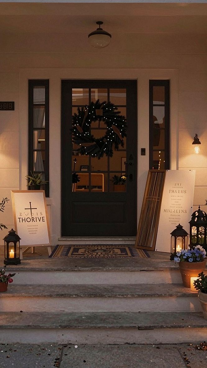Spooky Welcome Signs For Your Front Porch
