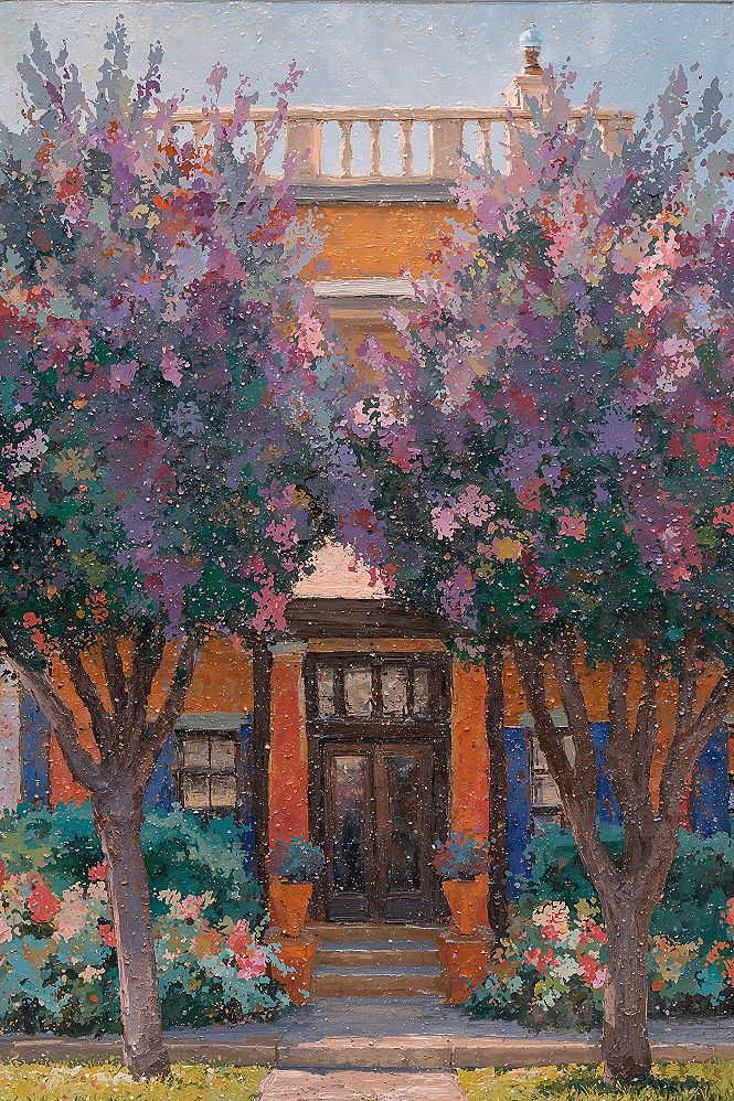 Impressionist Buildings: Colorful Architectural Painting for Modern Homes