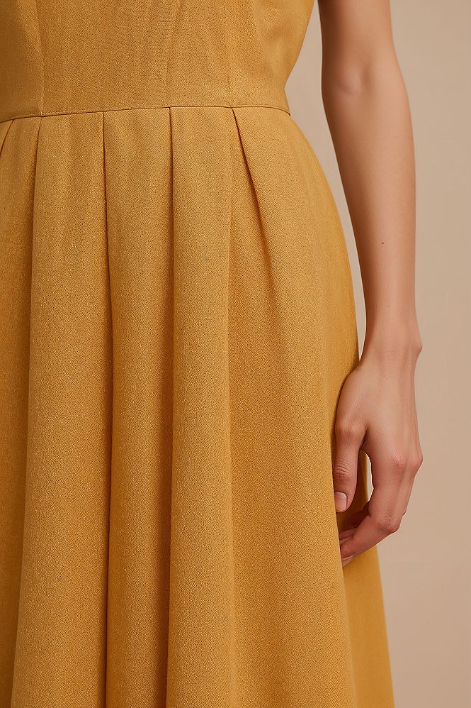 Custom Pleated Linen Dress: The Ultimate A-Line Summer Style