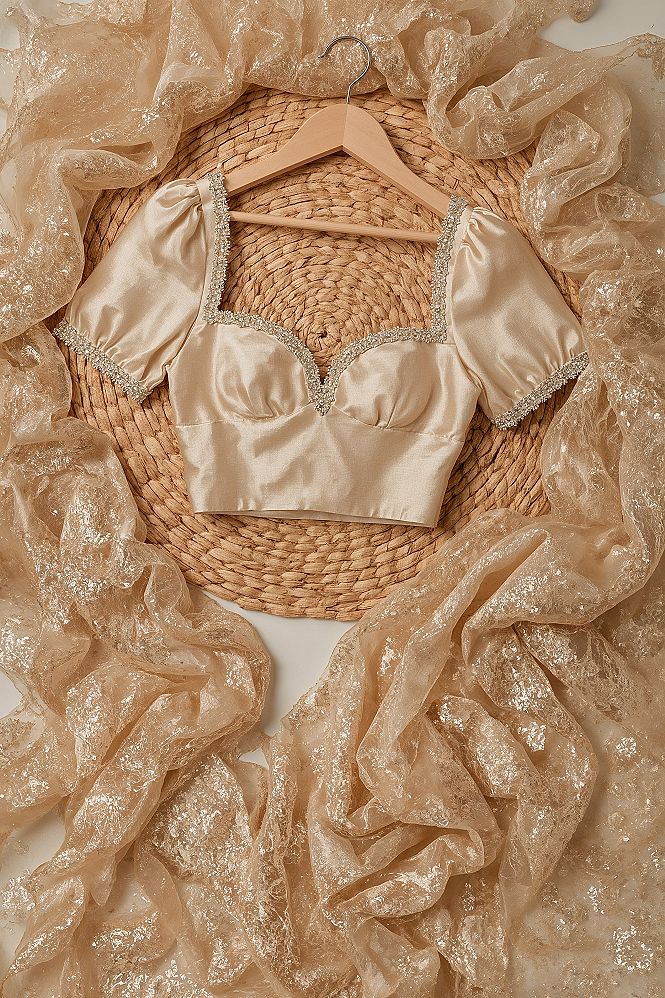 Trending Blouse Designs 2026: Sweetheart Neck Party Wear