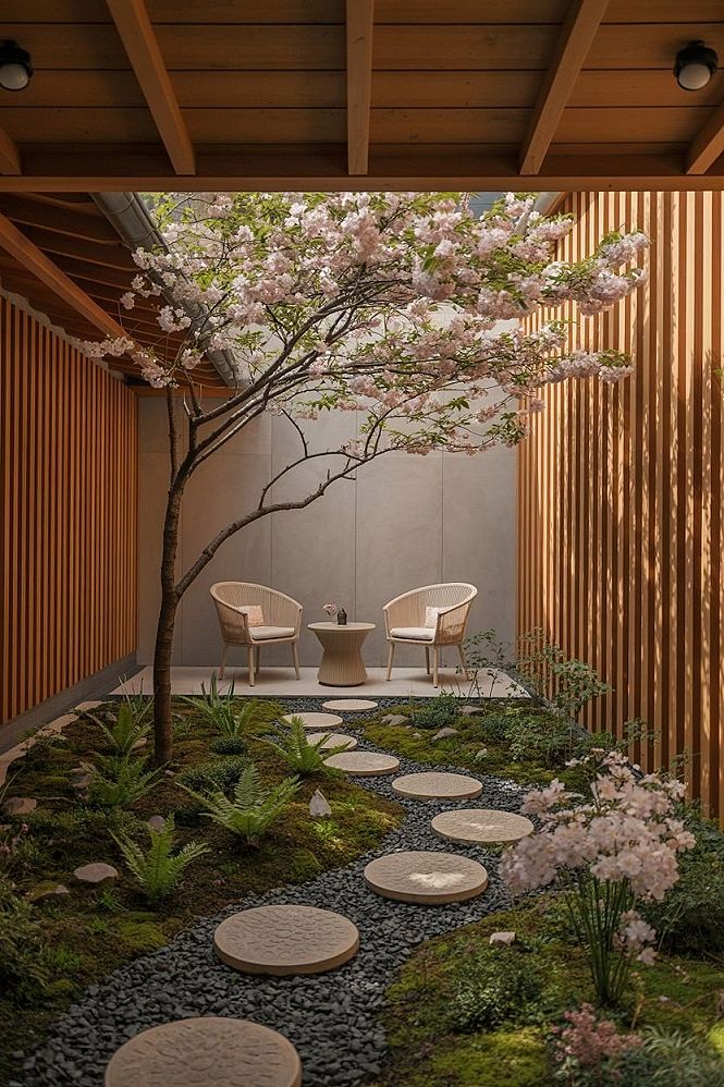 Small Courtyard Gardens: Tranquil Japanese Terrace Retreats