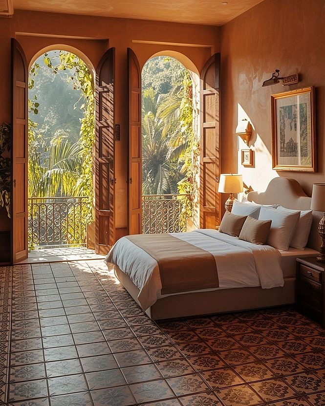 Mediterranean Bedroom Oasis: Villa Decor & Italian Charm