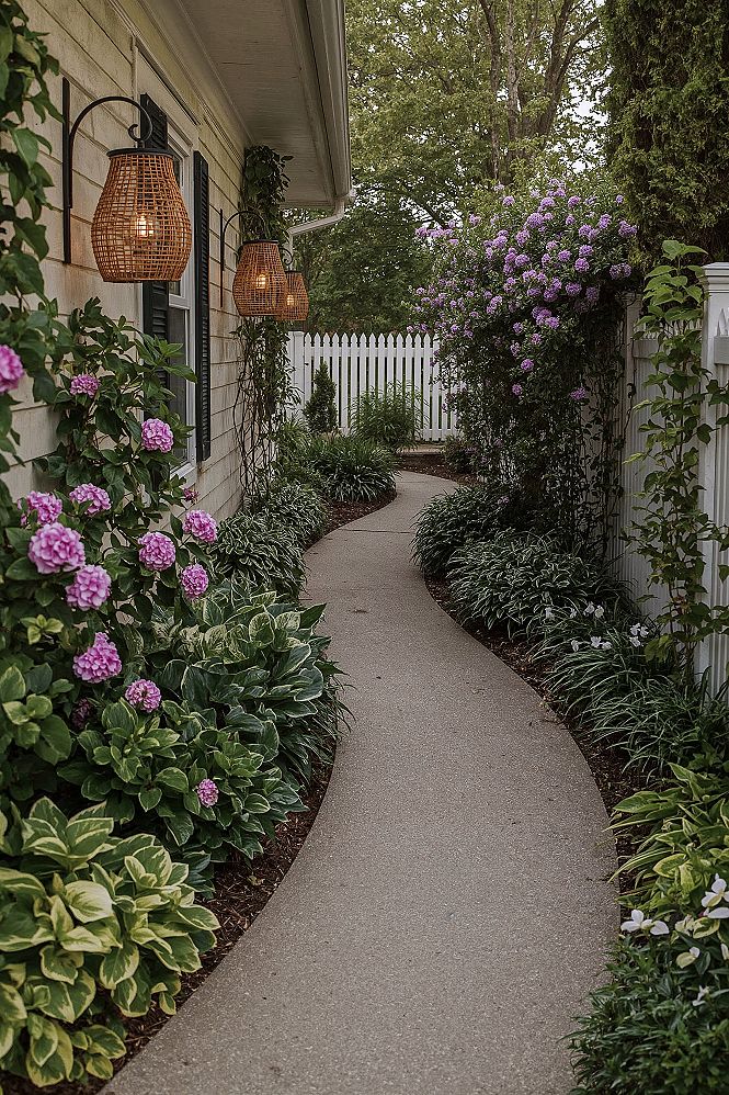 Narrow Garden Solutions: Long Garden Ideas with Enchanting Walkway Landscaping