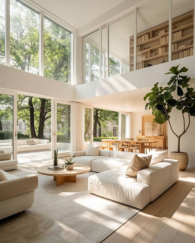 Double Height Living: Airy Design for a Dream House Aesthetic