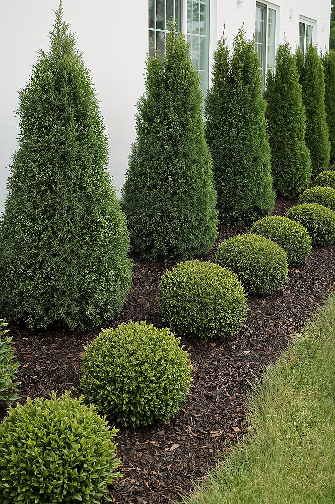 Stylish AC Unit Landscaping: Low Maintenance Evergreen Solutions