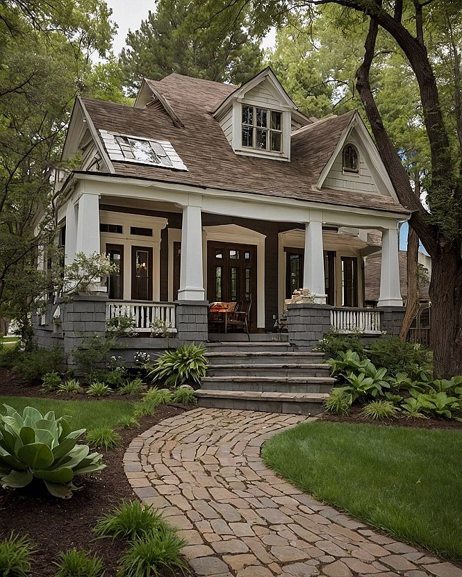 Earth Tones: Deep Charcoal, Warm Brown, and Crisp White