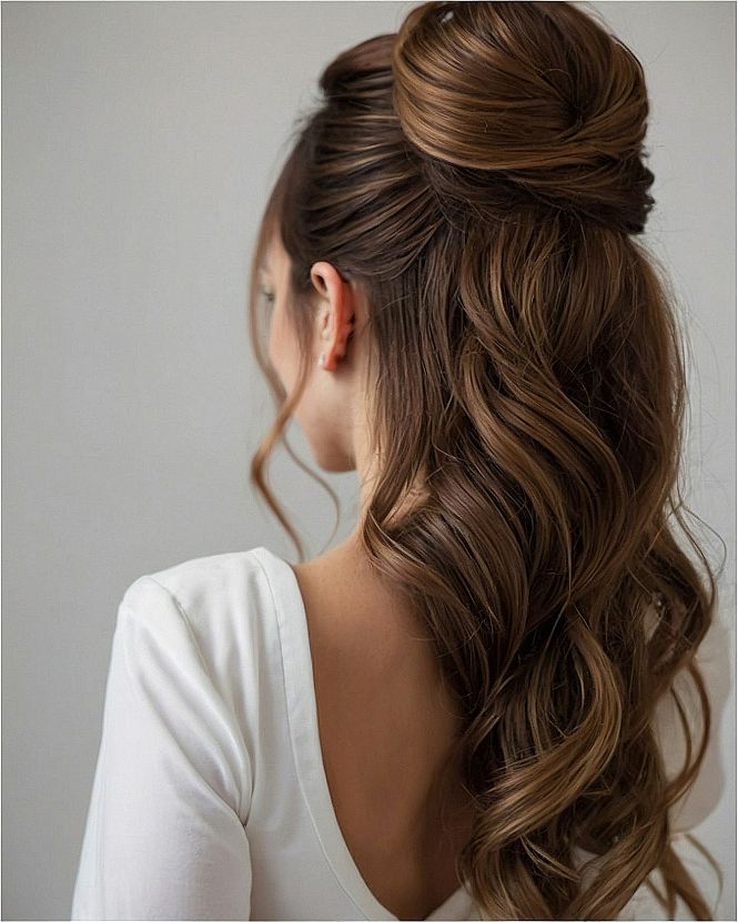 Warm Chestnut and Honey Highlights Captured From the Back