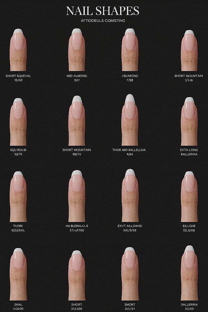 Nail Shapes Guide: Short to Extra Long Popular Styles