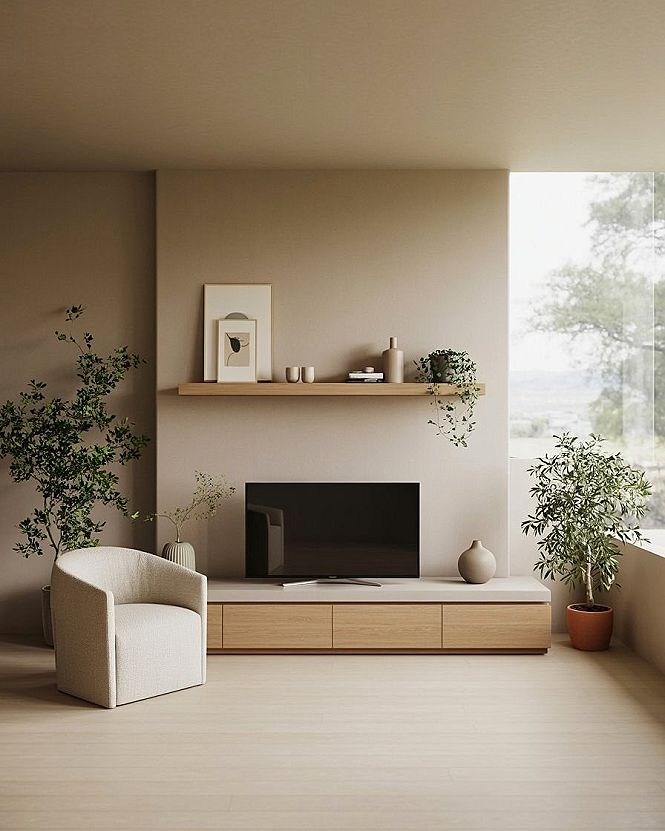 Modern TV Wall Design for Small Living Rooms & Apartment Style