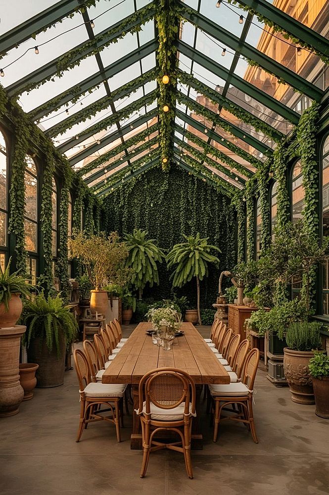 Design Your Dream Greenhouse Living Space: A Tranquil Garden House