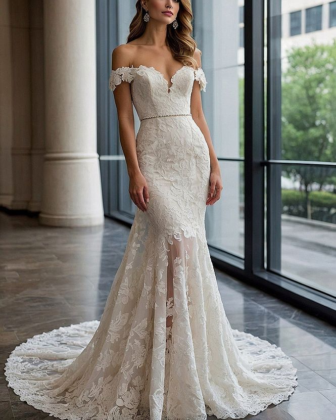 Caring For Lace Mermaid Gowns On Your Wedding Day