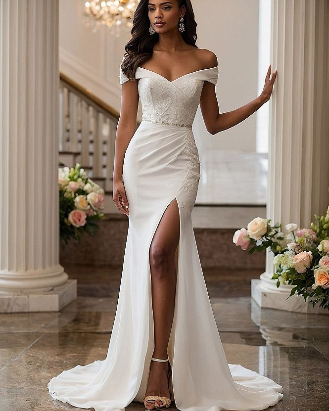 Managing Fit and Movement in High Slit Mermaid Gowns