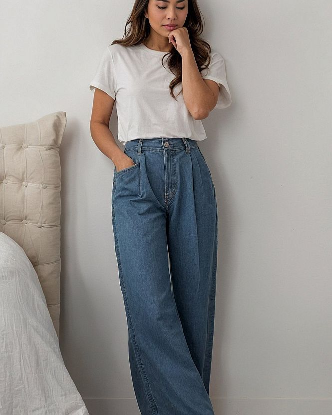 Keeping Wide Leg Denim and T Shirts Fresh All Day