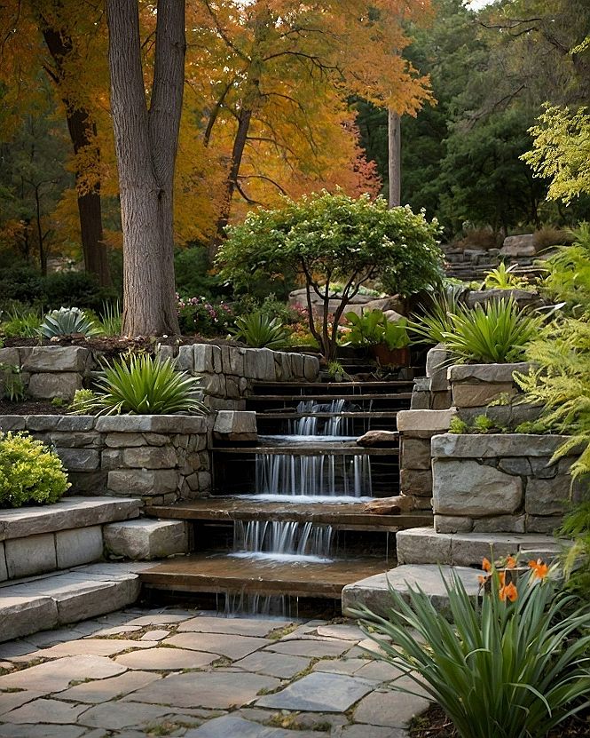 Maintaining Stone Water Features Near Your Outdoor Kitchen