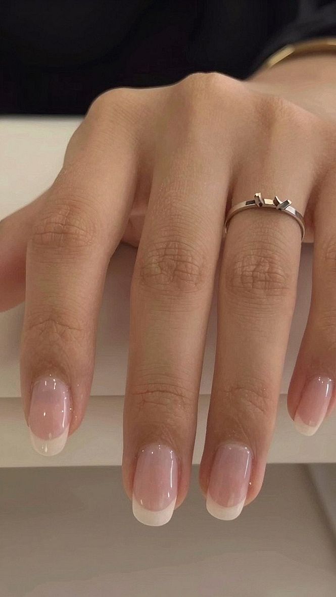 Maintaining Clean French Tips on Rounded Nails