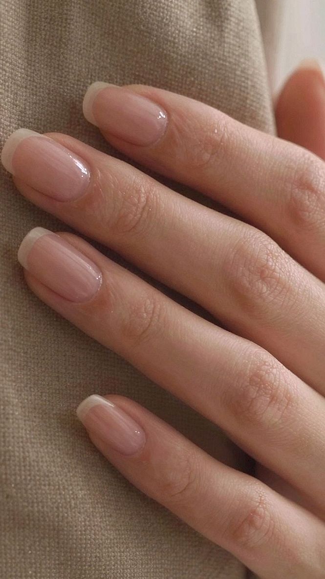 Maintaining Natural Nude Bases on Short French Manicures