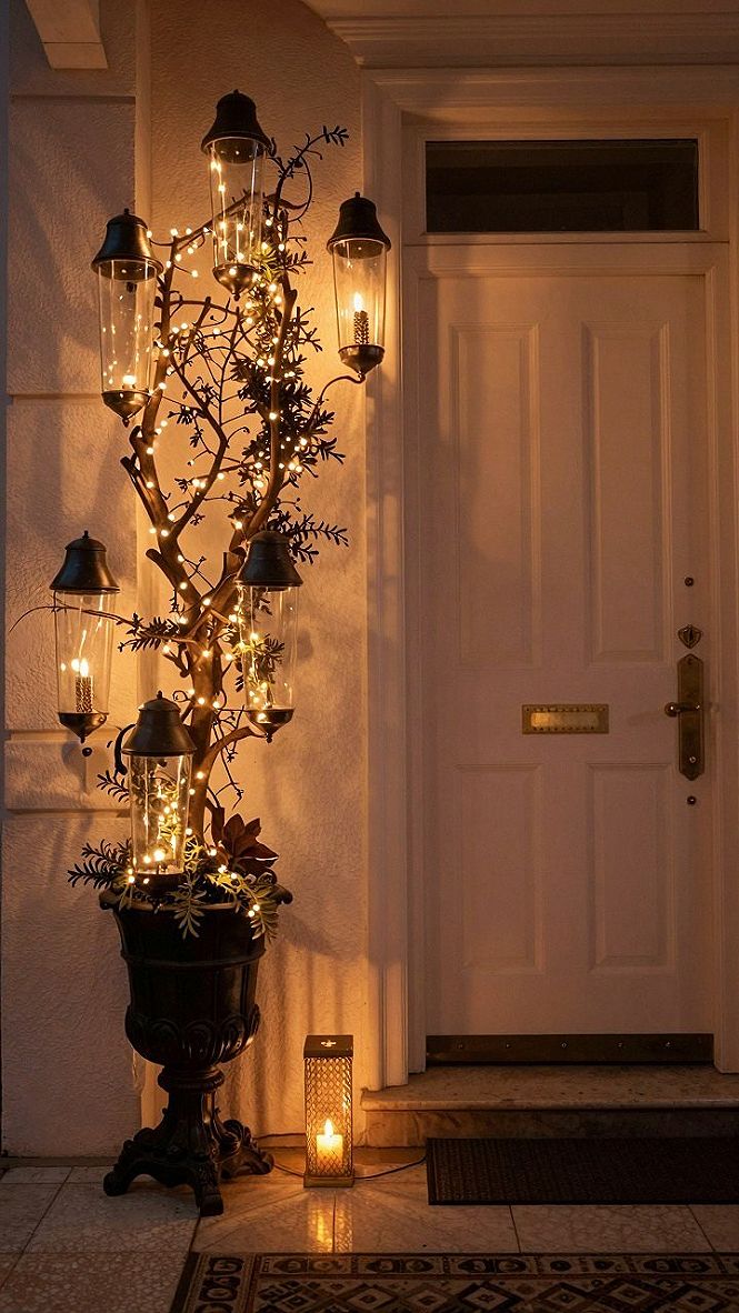 Using Weatherproof Lantern Stands For Porch Safety