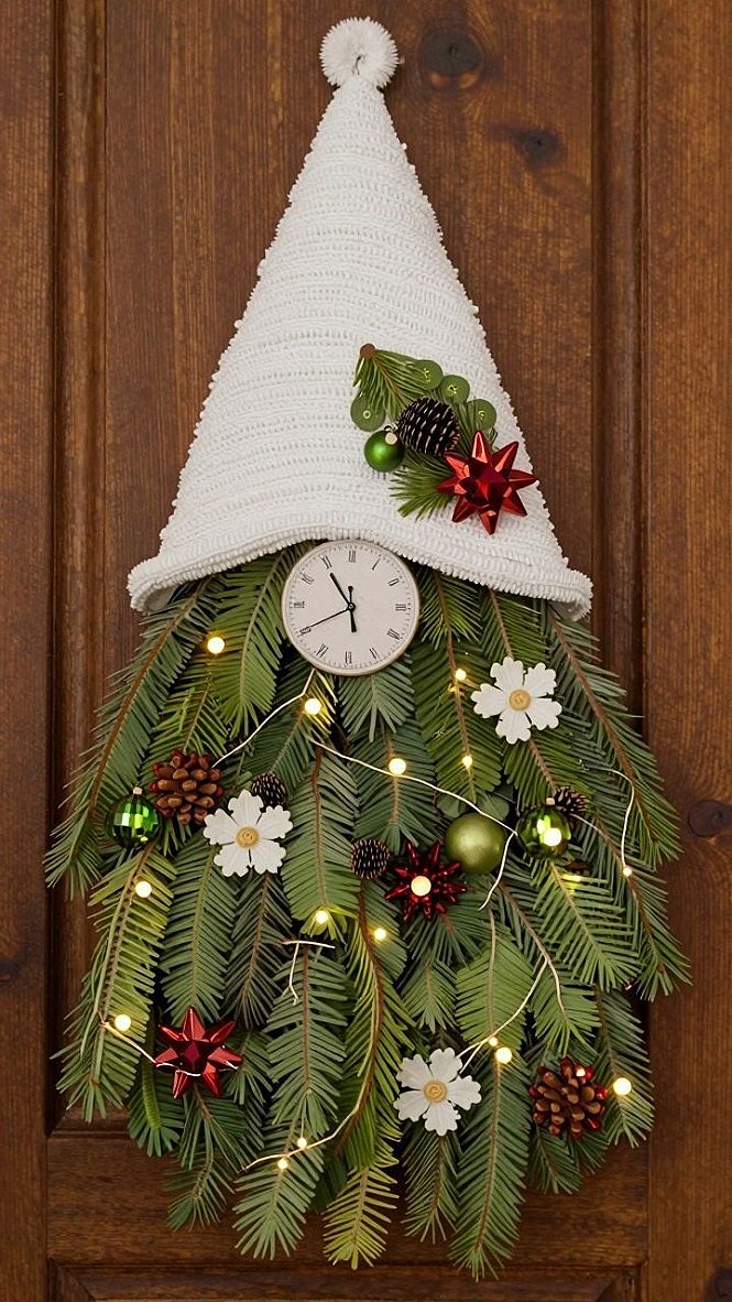 Crafting a Gnome Pine Needle Wall Hanging for the Holidays