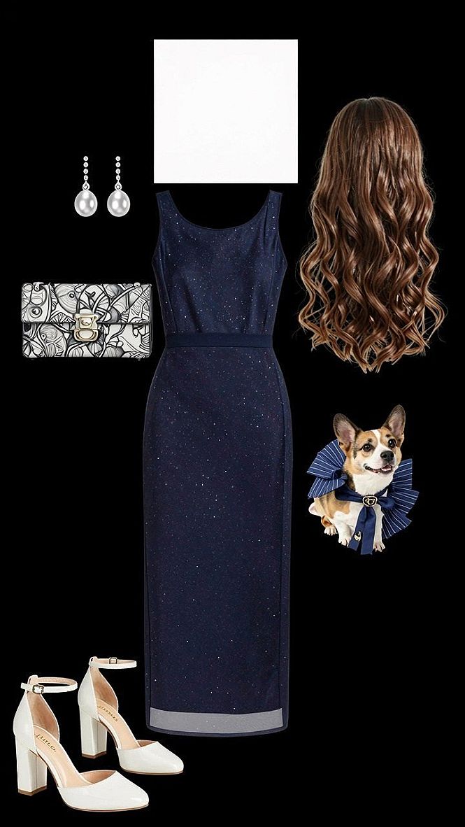 Keeping a Dark Sparkly Midi Dress Looking Great All Night