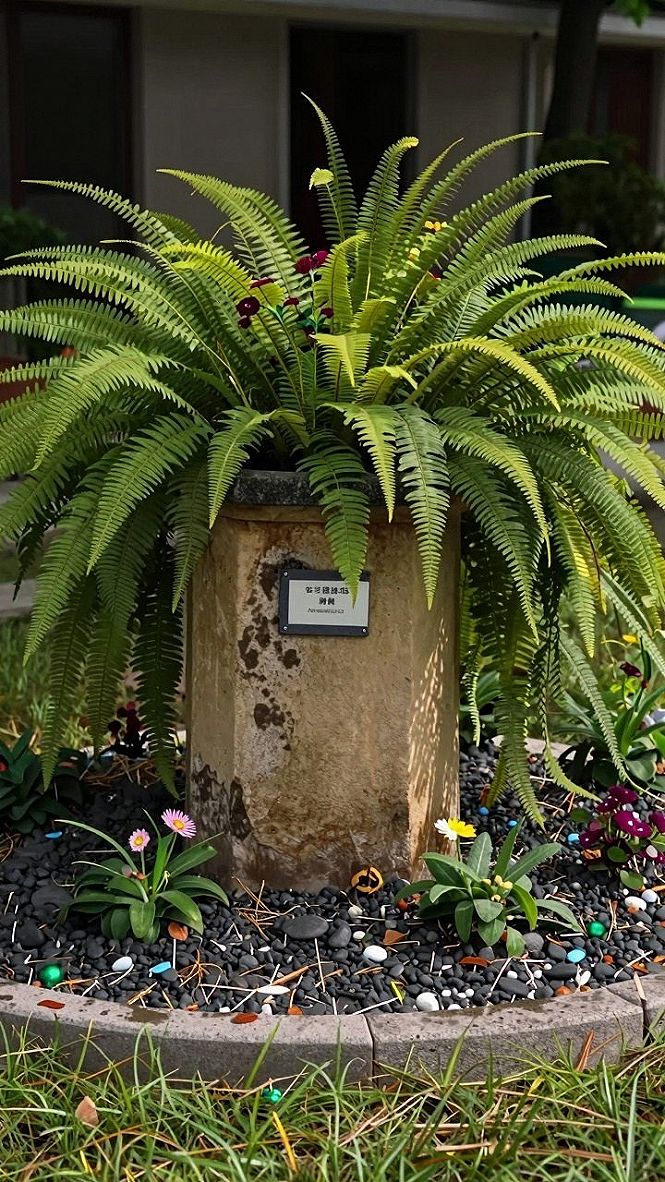 Integrating Potted Ferns Into Your Vegetable Garden Layout