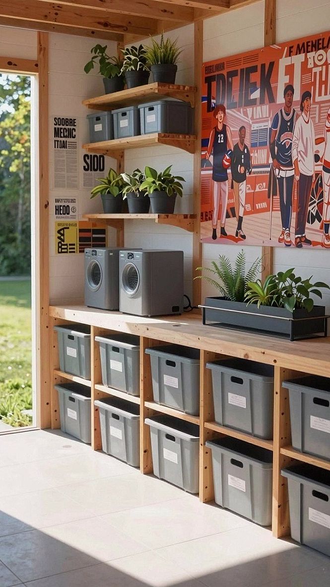 Organizing Outdoor Gear with Functional Wall Shelves