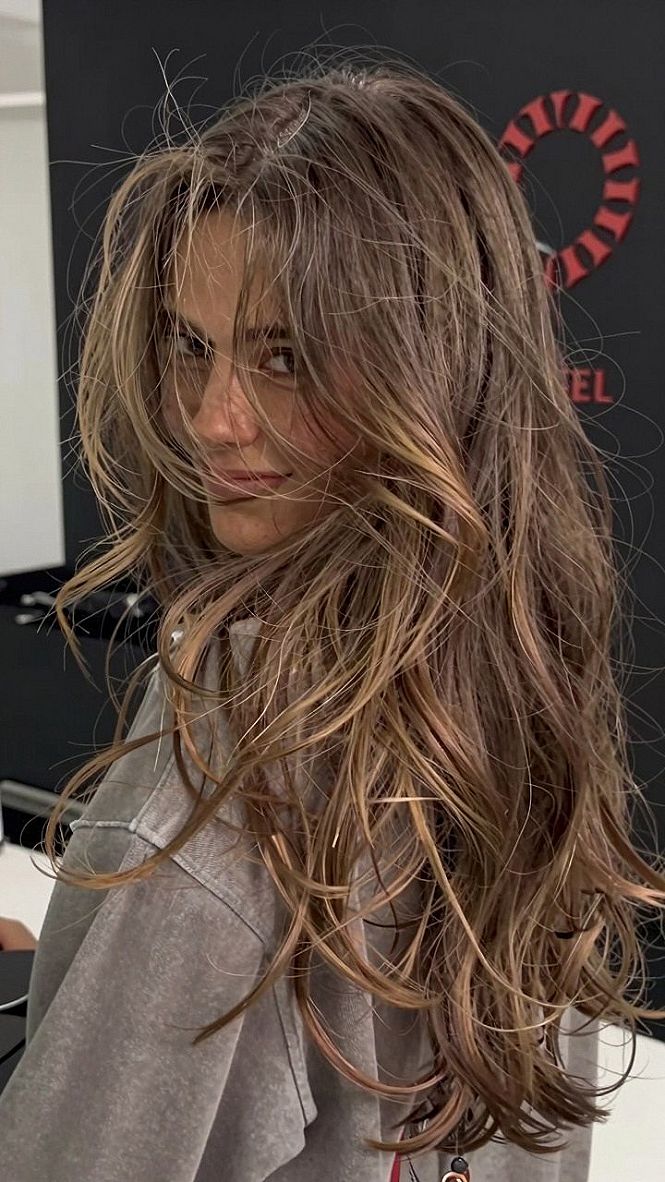 Natural Light Brown Hair With Subtle Honey Tones