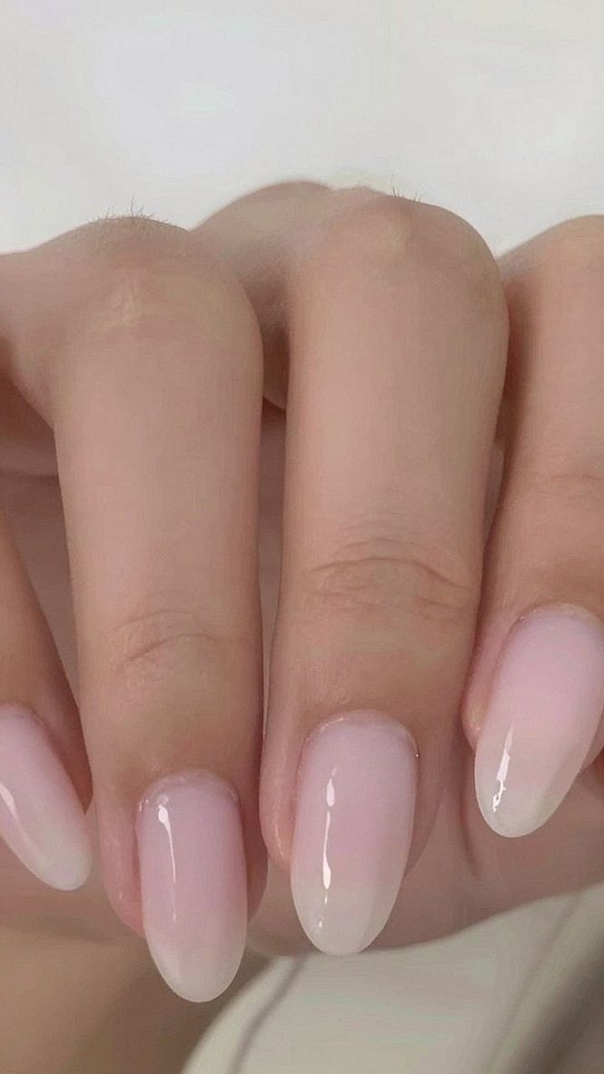 Milky Ombre French Tips for a Soft Autumn Transition
