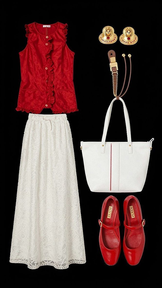 Keeping Your Spring Red Vest and Skirt Looking Brand New