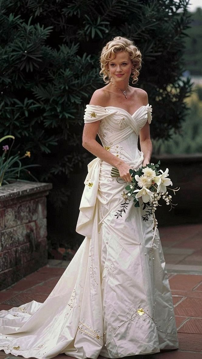 Caring for an Off Shoulder Mermaid Gown Open Back Design