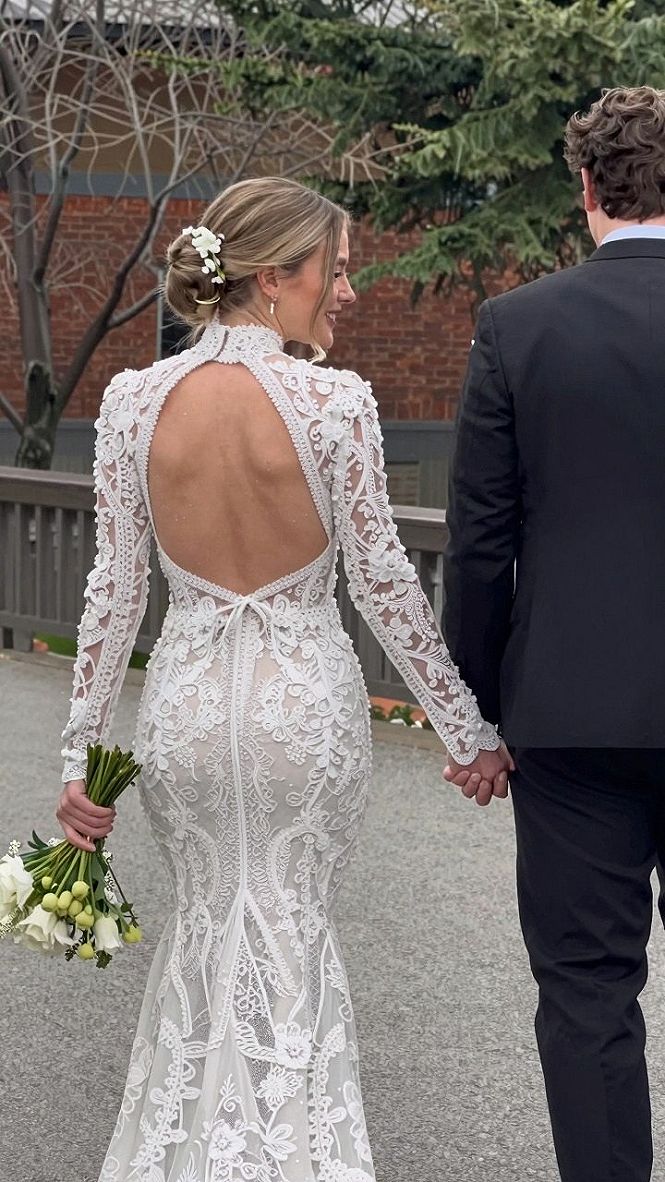 Caring for Long Sleeved Lace Wedding Gowns