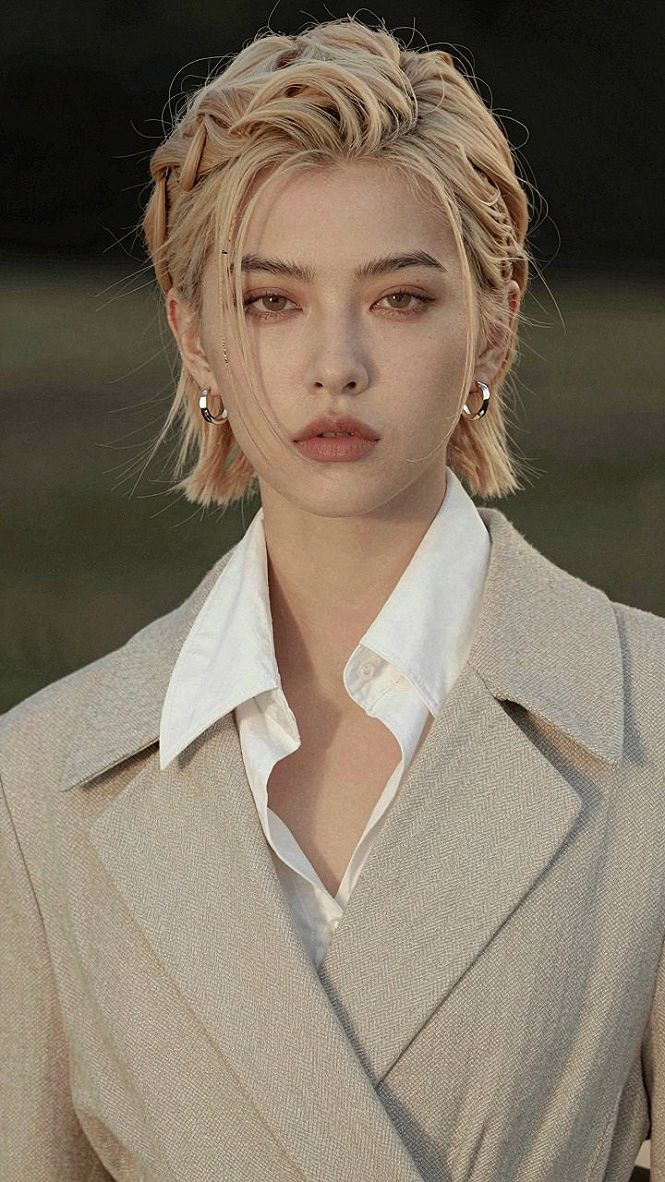 Adding Braided Details to Short Wavy Hair