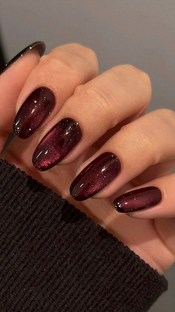 Keeping Dark Red Magnetic Nails Chip Free All Season