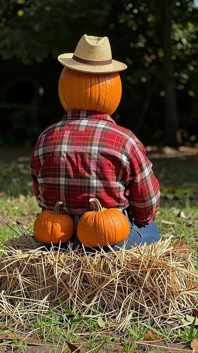 Crafting a Friendly Pumpkin Head Scarecrow for Your Yard
